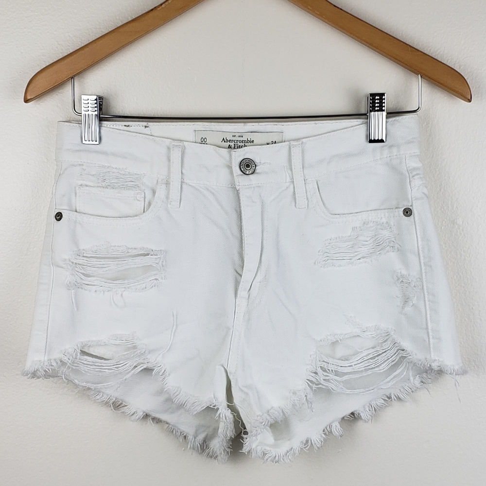 Abercrombie & Fitch White Hot Shorts